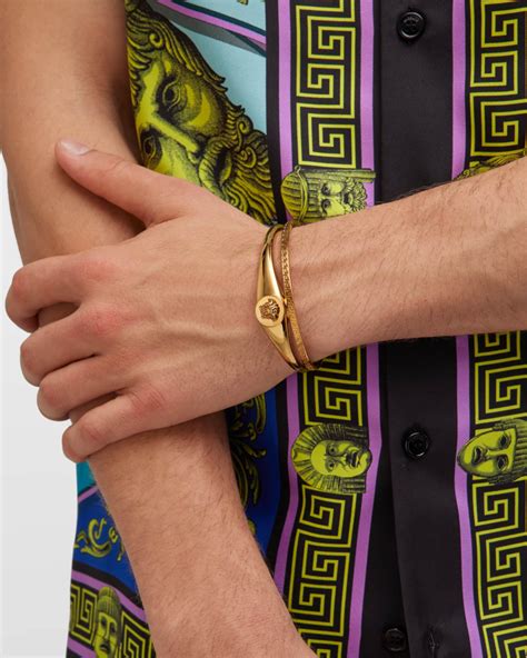 versace wire char|versace jewelry for men.